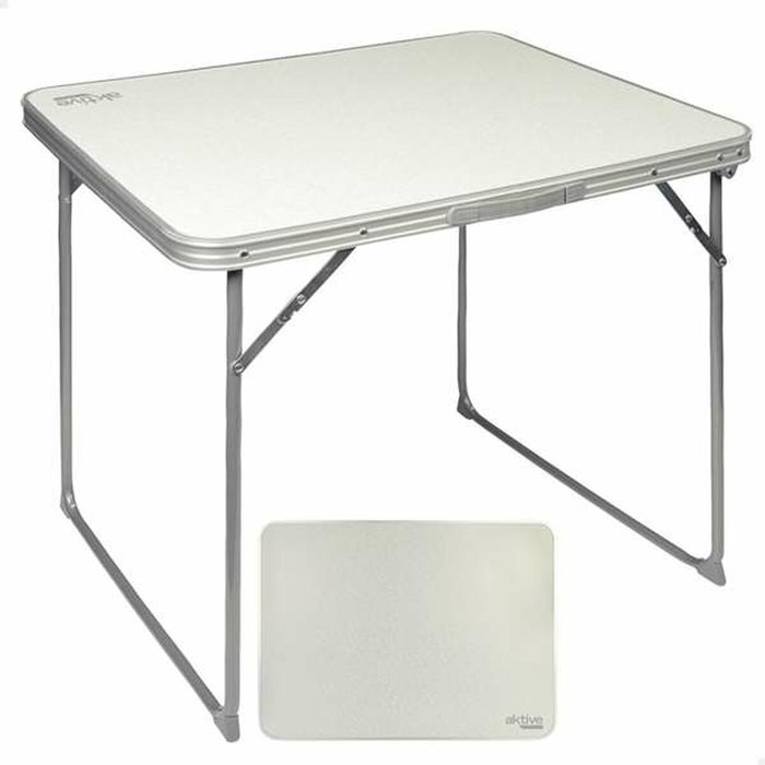 Color Baby Mesa Camping Plegable 80X60X70 Cm Blanca Color Baby Mesa Camping Plegable 80X60X70 Cm Blanca