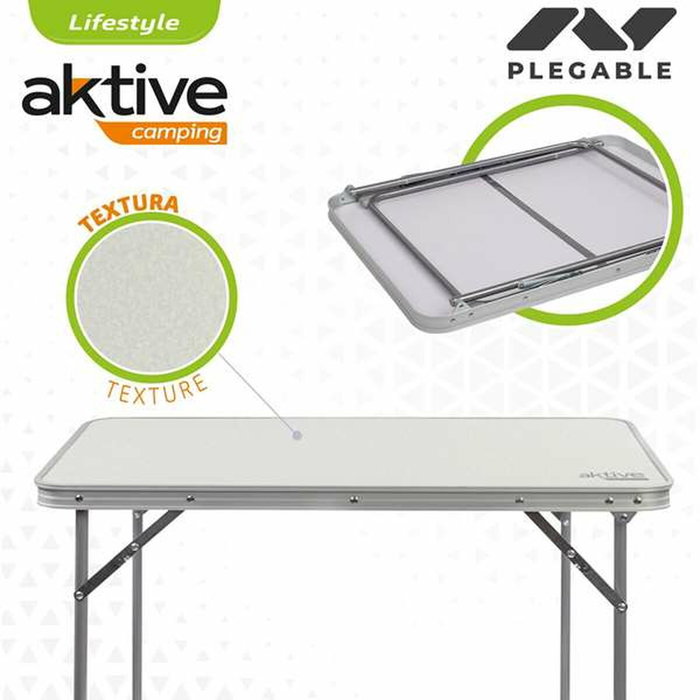 Color Baby Mesa Camping Plegable 80X60X70 Cm Blanca Color Baby Mesa Camping Plegable 80X60X70 Cm Blanca