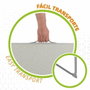 Color Baby Mesa Camping Plegable 80X60X70 Cm Blanca