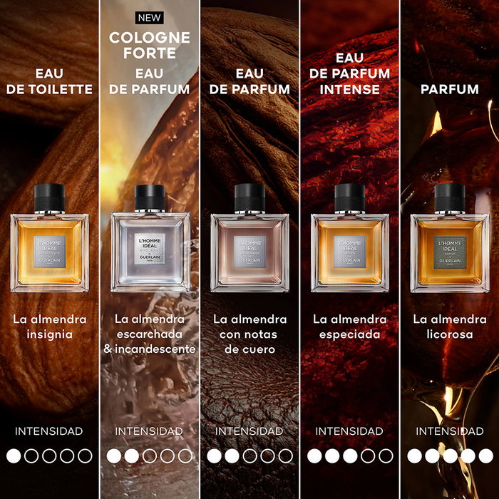 Guerlain L'Homme Idéal Cologne Forte Edición Limitada EDP Vaporizador 100 ml - Fragancia Masculina con Almendra