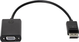 HP Adaptador DisplayPort a VGA - Convierte salida DisplayPort a VGA para conectarse a monitores y proyectores externos