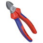 Knipex Tijeras de corte diagonal cromadas 160 mm