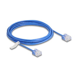 DeLOCK Cable de red RJ45 Cat.6 UTP Ultra Slim 3 m Azul