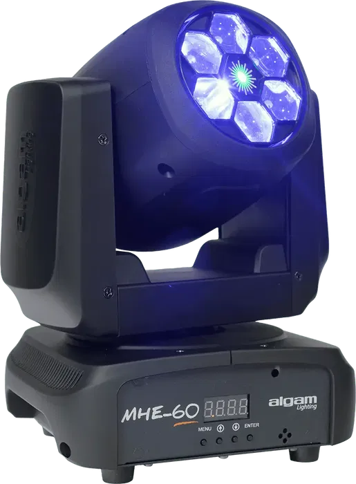 ALGAMLIGHT Luz Led Wash 6 x 15W Rgbw + Láser Verde 200Mw