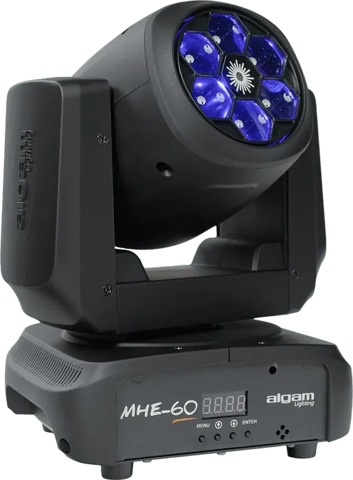 ALGAMLIGHT Luz Led Wash 6 x 15W Rgbw + Láser Verde 200Mw