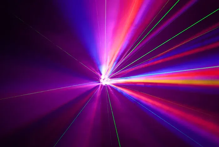 ALGAMLIGHT Luz Led Wash 6 x 15W Rgbw + Láser Verde 200Mw