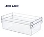 Quttin Organizador Multipropósito 36 x 20.5 x 5 cm, Caja de Almacenaje, Ref -1476- (12 Unidades)