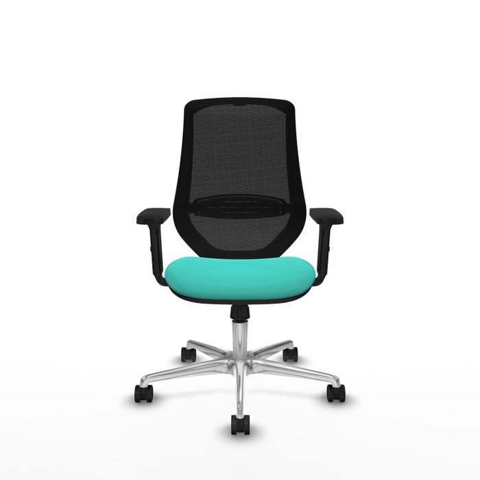 PIQUERAS Y CRESPO Silla de oficina Mardos con mecanismo Sincro, Turquesa y Negro PIQUERAS Y CRESPO Silla de oficina Mardos con mecanismo Sincro, Turquesa y Negro