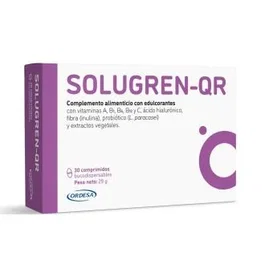 SODEINN Solugren-Qr 30 Comp. Suplemento Vitaminas Ácido Hialurónico Extractos Vegetales Cuidado Bucal