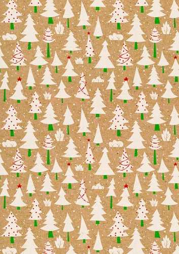 BASIKA Papel de Regalo Bobina Navidad 62 cm x 80 m BASIKA Papel de Regalo Bobina Navidad 62 cm x 80 m