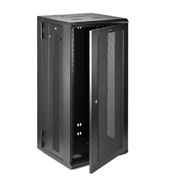 StarTech Armario Rack de Pared 26U 19 Pulgadas 4 Columnas RK2620WALHM para Servidores y Equipos de Red