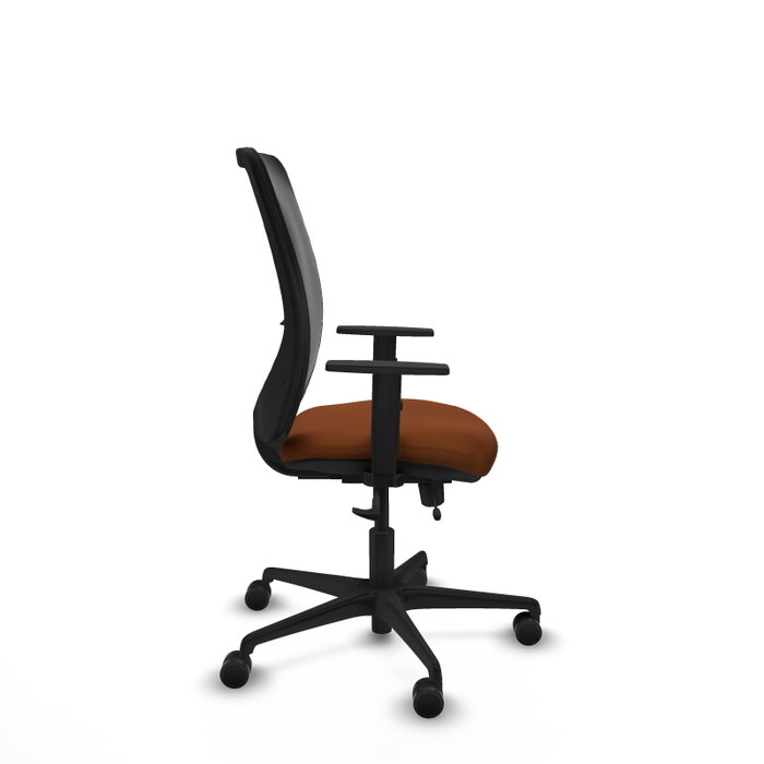 PIQUERAS Y CRESPO Silla de oficina Zulema con mecanismo Sincro/Traslack Marrón y Negro PIQUERAS Y CRESPO Silla de oficina Zulema con mecanismo Sincro/Traslack Marrón y Negro