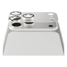 PanzerGlass Protector de Cámara y Pantalla de Vidrio Templado Reciclado para iPhone 17 Pro - Color Plata, Aplicación en Seco sin Burbujas, Resistente a Golpes y Rayones