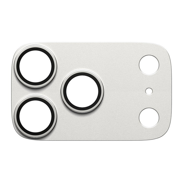 PanzerGlass Protector de Cámara y Pantalla de Vidrio Templado Reciclado para iPhone 17 Pro - Color Plata, Aplicación en Seco sin Burbujas, Resistente a Golpes y Rayones