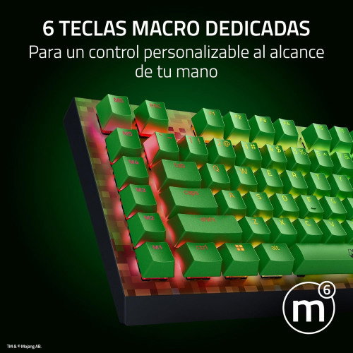Razer Teclado Blackwidow V4 X Green Switch US Layout RGB RZ03-04704100-R3M1