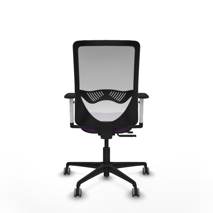PIQUERAS Y CRESPO Silla de oficina Zulema Morada con Malla Blanca PIQUERAS Y CRESPO Silla de oficina Zulema Morada con Malla Blanca