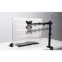Kensington K55408WW Brazo de Montaje para Monitor de hasta 34", 8 kg, Soporte de Escritorio Ergonómico con SmartFit, Rotación 180°, Giro 90°, Negro, VESA 75/100