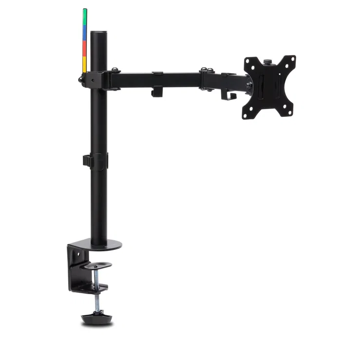 Kensington K55408WW Brazo de Montaje para Monitor de hasta 34", 8 kg, Soporte de Escritorio Ergonómico con SmartFit, Rotación 180°, Giro 90°, Negro, VESA 75/100