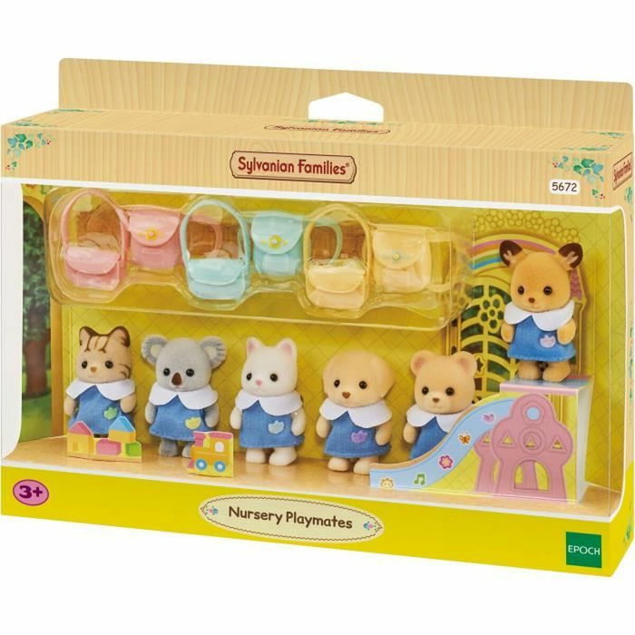 Sylvanian Families 5672 - Set Amigos de la Guardería con 6 Figuras de Animales Bebé