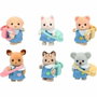 Sylvanian Families 5672 - Set Amigos de la Guardería con 6 Figuras de Animales Bebé