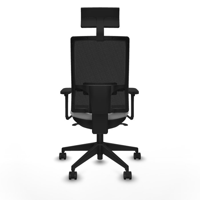 PIQUERAS Y CRESPO Silla de oficina Horna Gris claro con Brazos 3D