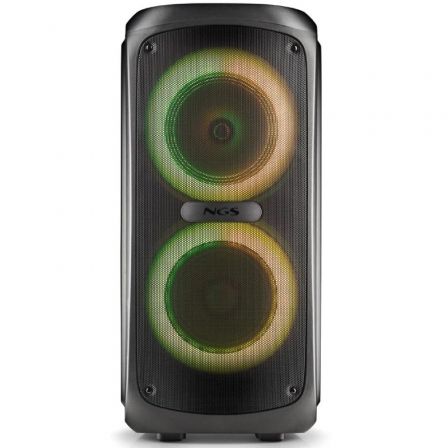 NGS Altavoz Portable Bluetooth WILD TEMPER 200W con TWS y Luces LED RGB, USB, AUX IN, Batería de 5 Horas