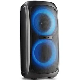 NGS Altavoz Portable Bluetooth WILD TEMPER 200W con TWS y Luces LED RGB, USB, AUX IN, Batería de 5 Horas