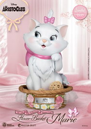 Beast Kingdom Toys Los Aristogatos Estatua Master Craft Flower Basket Marie