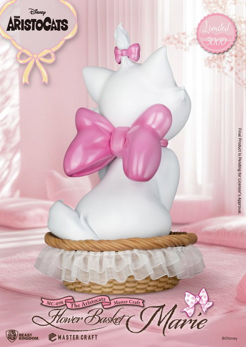 Beast Kingdom Toys Los Aristogatos Estatua Master Craft Flower Basket Marie