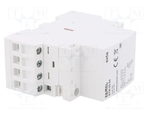 ZAMEL STM-25-04 Contactor 4-polar 25A 230VAC NC x4 ZAMEL STM-25-04 Contactor 4-polar 25A 230VAC NC x4