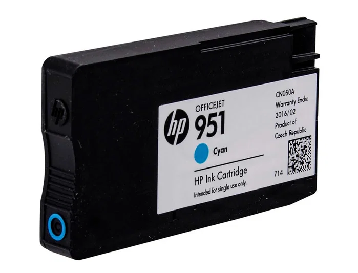 Hp Tinta Inyeccion Cian N 951 A7F64A Original Aprox. 700 Páginas Hp Tinta Inyeccion Cian N 951 A7F64A Original Aprox. 700 Páginas