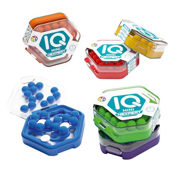 Ludilo Juego IQ Mini Hexpert Surtido, Mismo Tamaño Mini Dos Veces Más Difícil, Edad Mínima Recomendada 7 Años
