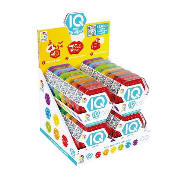Ludilo Juego IQ Mini Hexpert Surtido, Mismo Tamaño Mini Dos Veces Más Difícil, Edad Mínima Recomendada 7 Años