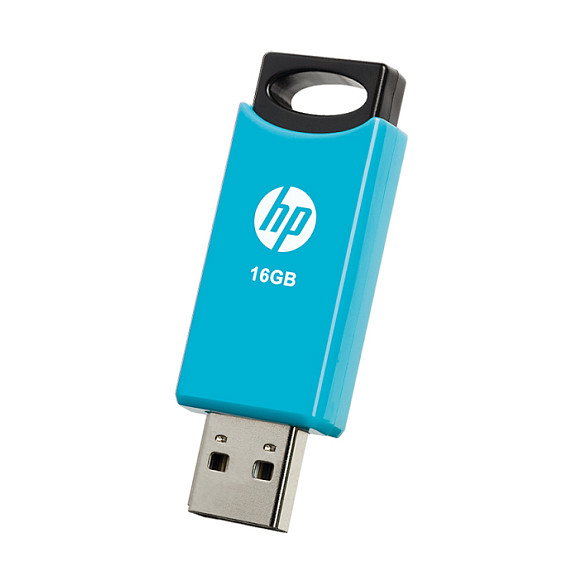 HP v212w Pendrive USB 2.0 16GB Deslizante Negro y Azul