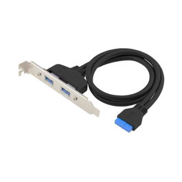 Conceptronic EMRICK11B Adaptador de 19 Pines a 2x USB 3.0