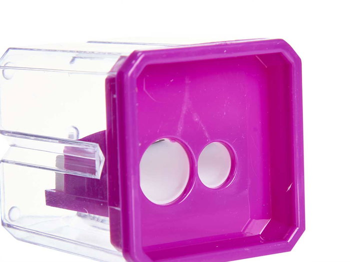 Pincello Sacapuntas Doble Cuadradas Surtidos 9.5x13.5x4 cm (Set de 24)