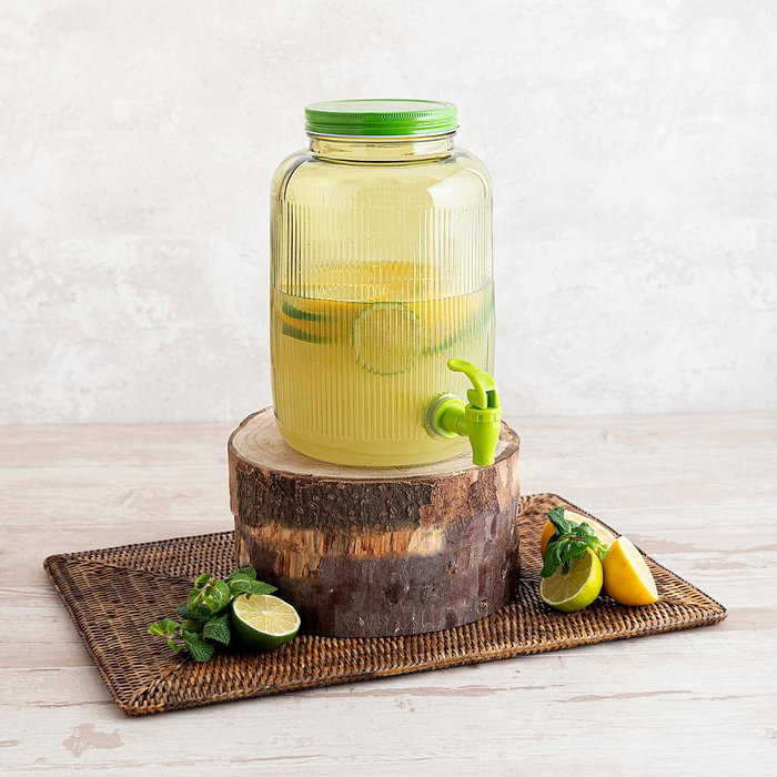 Dispensador de Bebidas Vidrio Maison Quid 4 L (4 Unidades)