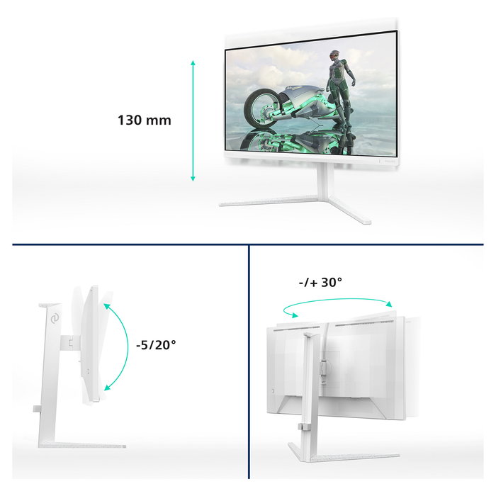 Philips Evnia 27M2N3201A/00 Monitor Gaming 27" (68,6 cm) Full HD 180Hz 1ms IPS HDR10 2xHDMI DisplayPort Blanco