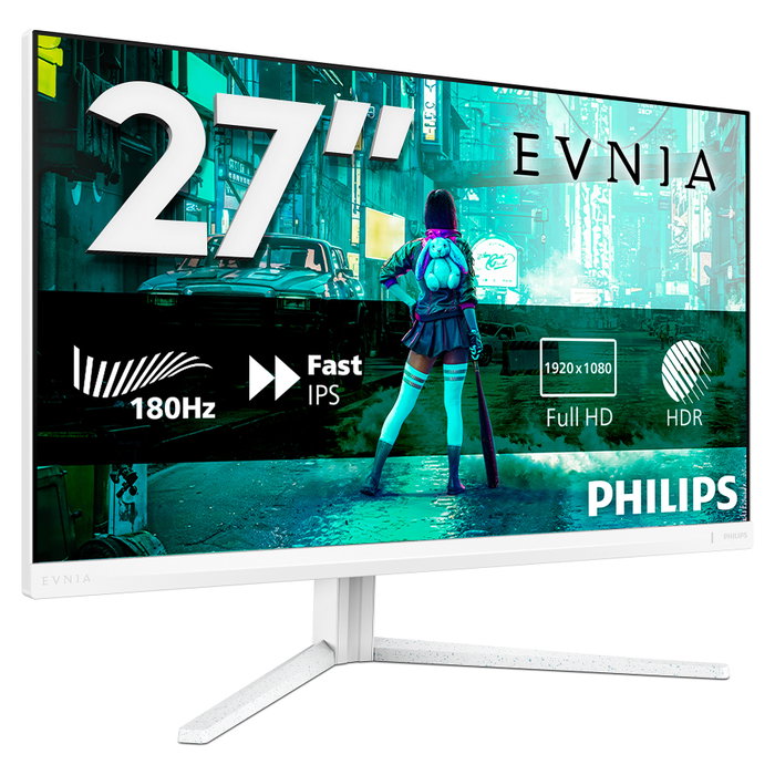 Philips Evnia 27M2N3201A Monitor Gaming Full HD 27 IPS 180 Hz Blanco Philips Evnia 27M2N3201A Monitor Gaming Full HD 27 IPS 180 Hz Blanco