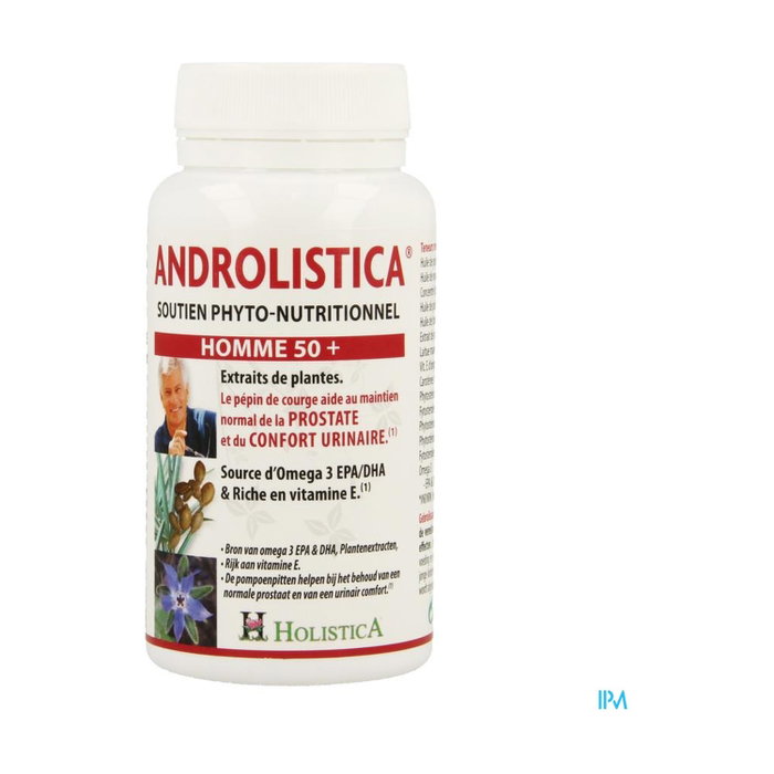 Holistica Androlística 90 Cápsulas - Complemento Alimenticio para Vitalidad Masculina y Andropausia Holistica Androlística 90 Cápsulas - Complemento Alimenticio para Vitalidad Masculina y Andropausia