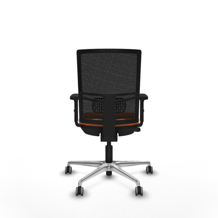 PIQUERAS Y CRESPO Silla de oficina Yunquera Naranja y Negro PIQUERAS Y CRESPO Silla de oficina Yunquera Naranja y Negro