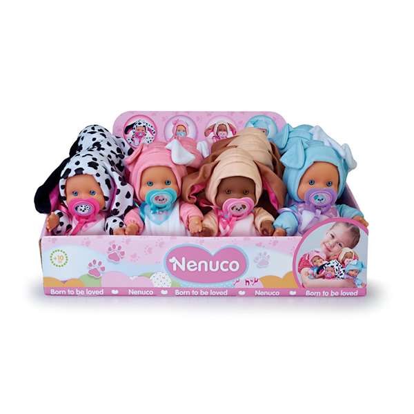 Muñeco nenuco doggies 15 cm vestido de perrito ¡con orejitas y chupete personalizados! - modelos surtidos