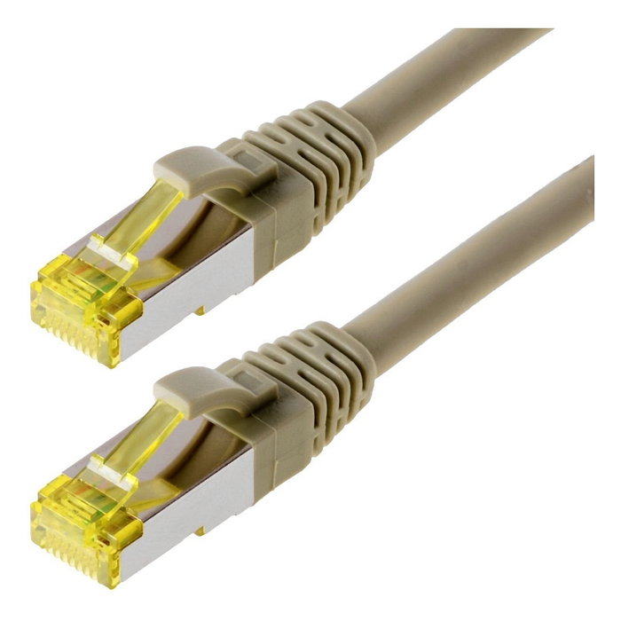 Helos Cable de parcheo Cat.6a GHMT AWG 26/7, 1,5 m, gris Helos Cable de parcheo Cat.6a GHMT AWG 26/7, 1,5 m, gris