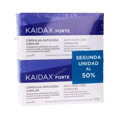 Kaidax Forte Cápsulas Anticaída Pack 2 x 60 uds