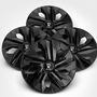 Momo Tapacubos Blade Brillante Negro Carbón 14 - 4 Piezas