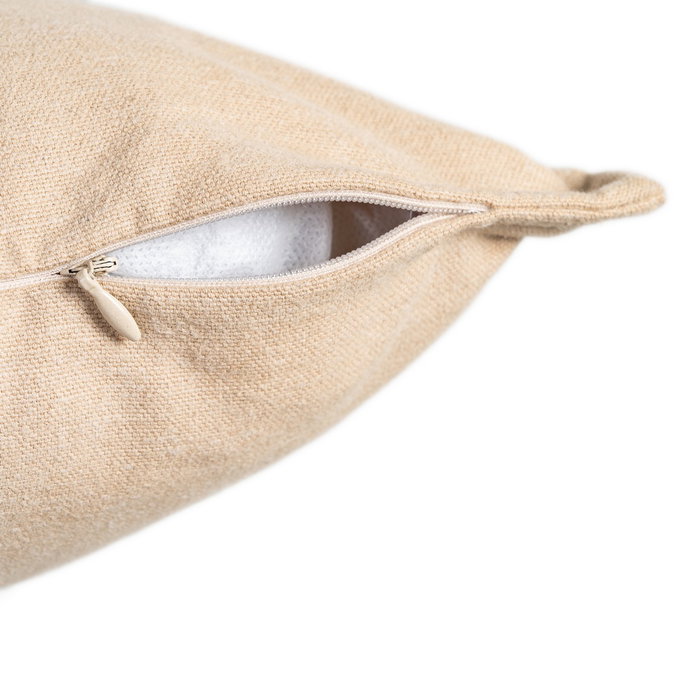 Cojín Beige 85%Algodón-15%Lino 60 X 40 cm (Set de 2)