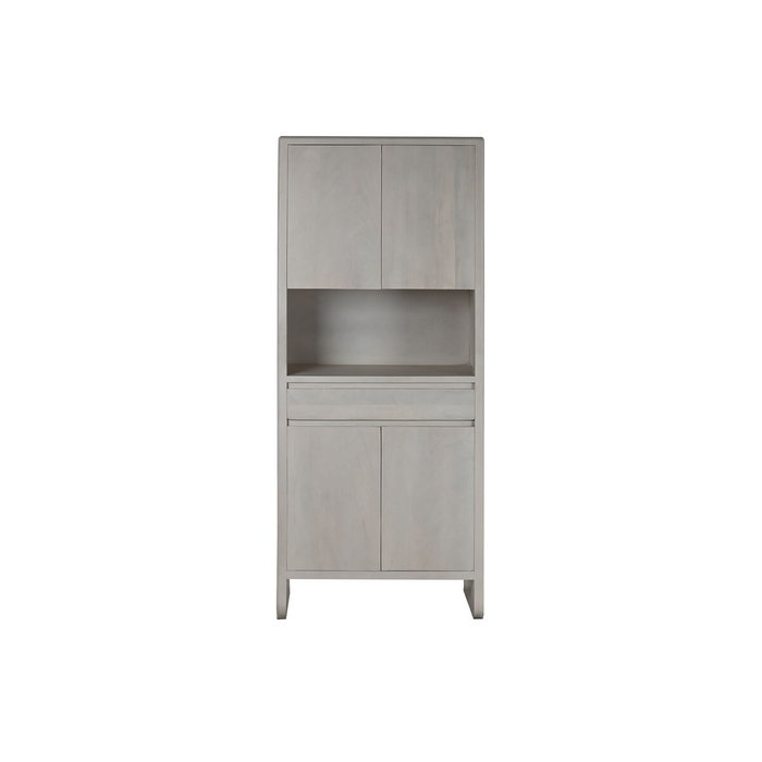 DKD Home Decor Armario de Mango Blanco 82x45x195 DKD Home Decor Armario de Mango Blanco 82x45x195