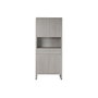 DKD Home Decor Armario de Mango Blanco 82x45x195