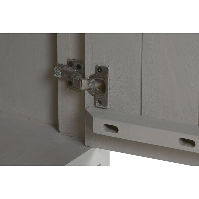 DKD Home Decor Armario de Mango Blanco 82x45x195 DKD Home Decor Armario de Mango Blanco 82x45x195