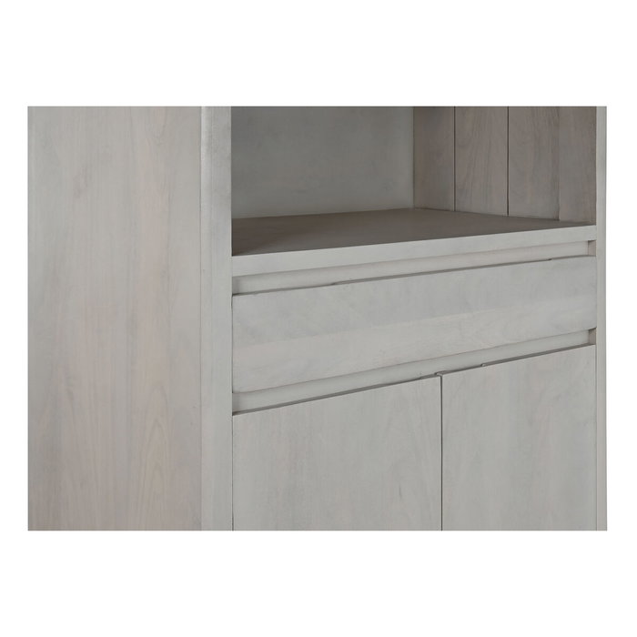 DKD Home Decor Armario de Mango Blanco 82x45x195 DKD Home Decor Armario de Mango Blanco 82x45x195